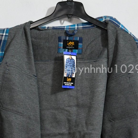 Lee Men’s Flannel Shirt Jacket - Picture 6 of 8